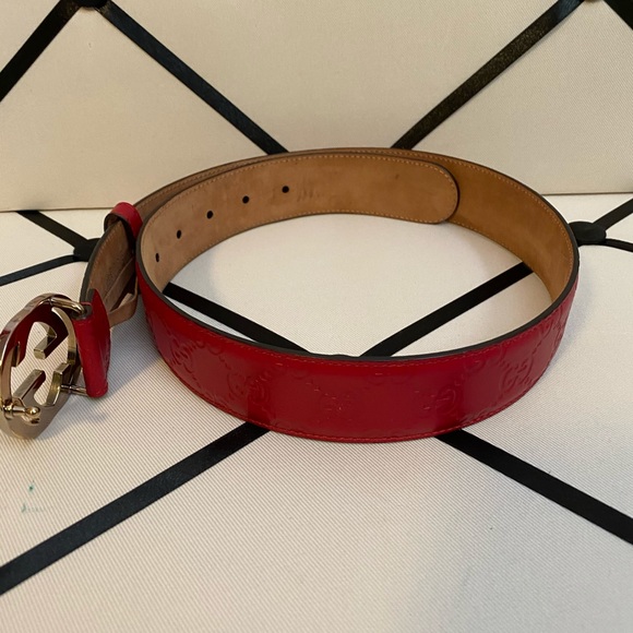 Gucci GG pattern ladies belt - Picture 3 of 8